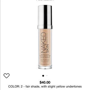 Urban Decay Naked Skin Foundation